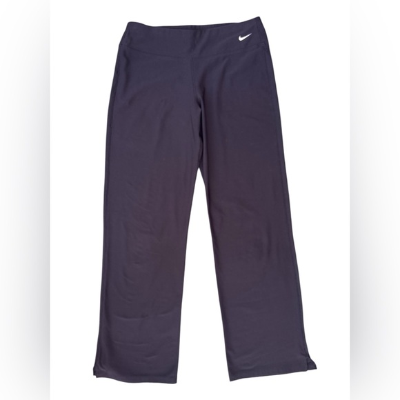 Nike Women Dry Fit Black athletic workout yoga pant size M 8/10 - Picture 4 of 6